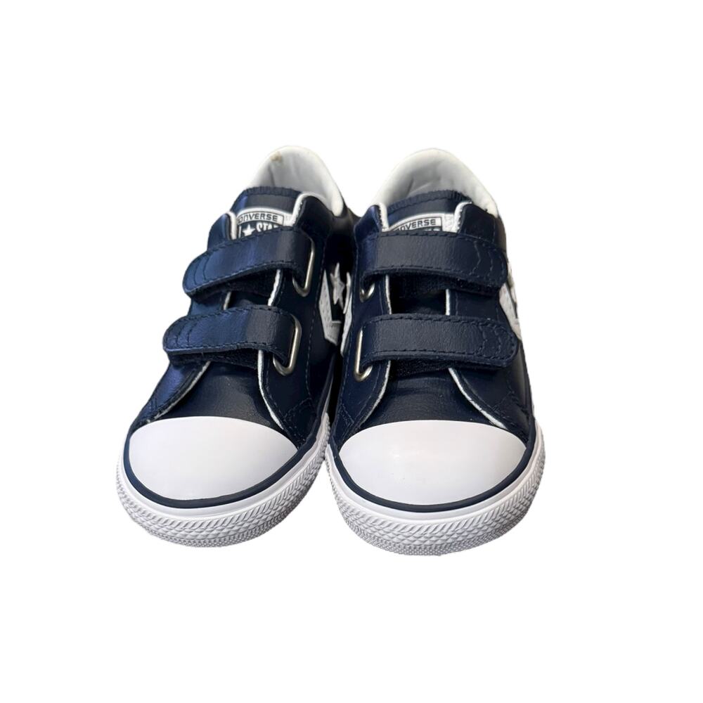 NIB Converse Star Player 2V Ox Navy White Infant Size 9 EU 25 746139C - Picture 5 of 7